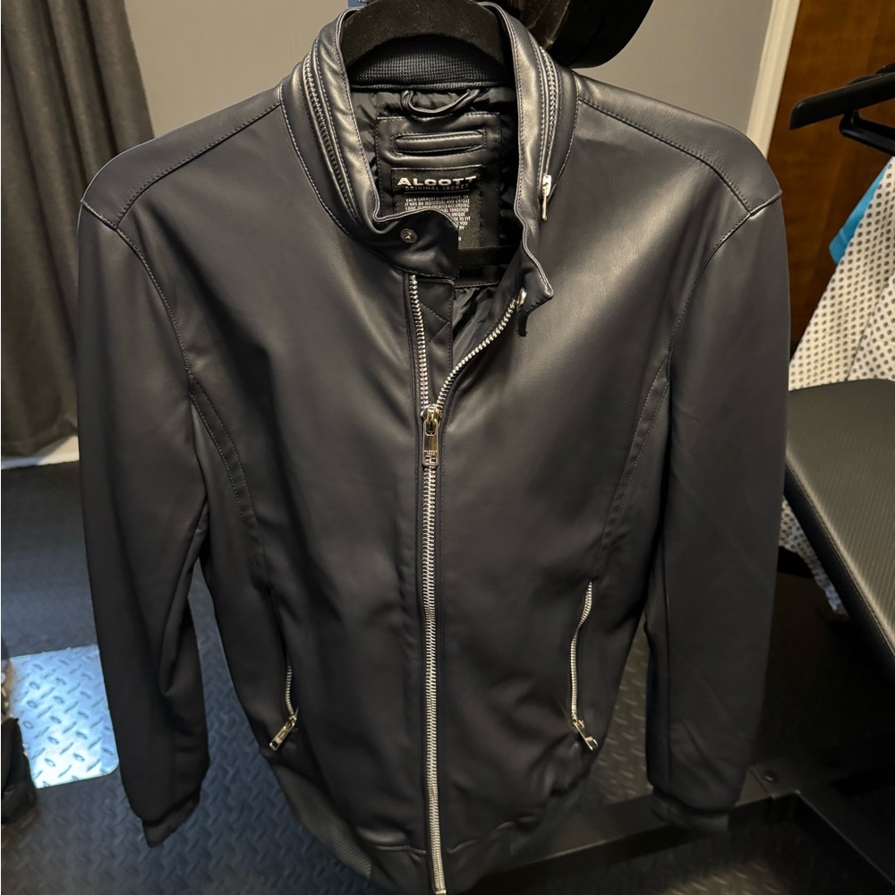 Faux leather jacket